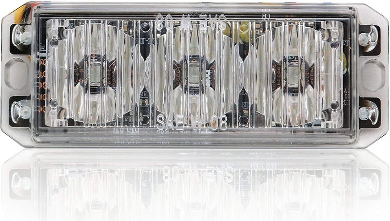 Abrams T3-A Led Grille Emergency Vehicle Warning Strobe Lights (Amber) - Image 4